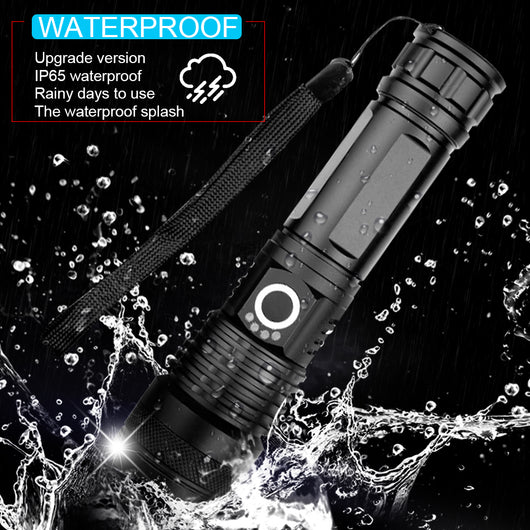 Linterna LED XHP90 USB Recargable con Zoom y Enfoque Ajustable - Image 15
