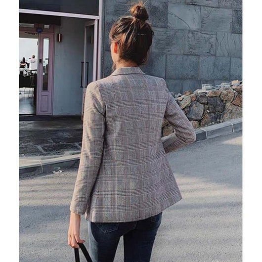 Blazer Corto Coreano para Mujer - Primavera y Otoño - Image 3