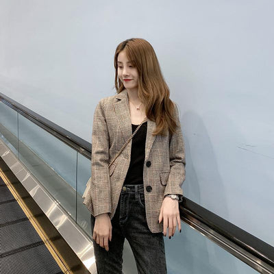 Blazer Corto Coreano para Mujer - Primavera y Otoño - Image 2