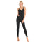 Traje de Yoga Aéreo Mesh con Espalda Sensual - Leggings Stretch de Una Pieza