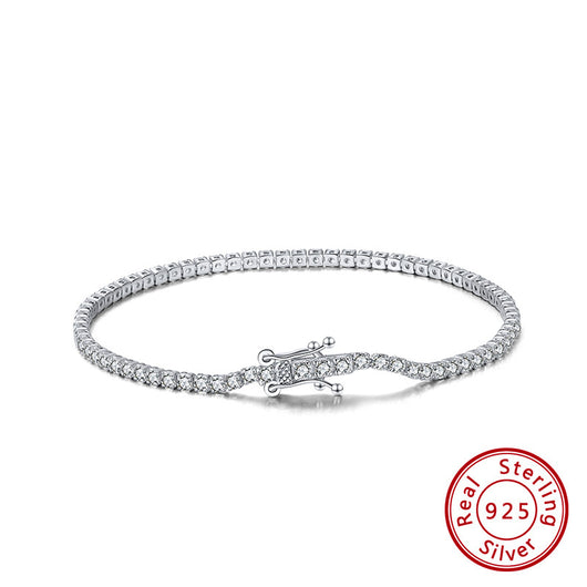 Pulsera de Tenis en Plata 925
