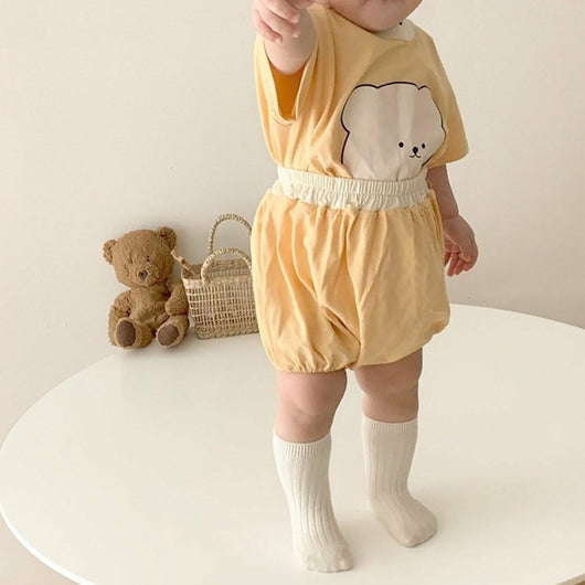 Conjunto Infantil de Shorts y Playera Suelta Transpirable - Image 10