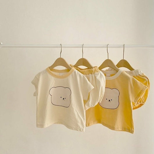 Conjunto Infantil de Shorts y Playera Suelta Transpirable - Image 3
