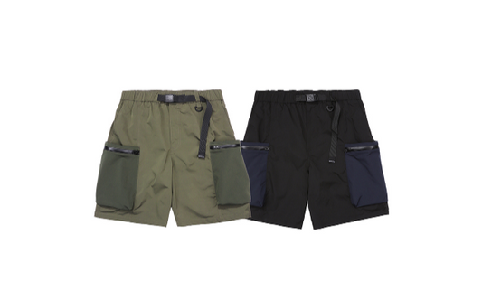 Shorts Anchos de Verano Estilo Urbano Japonés con Bolsillos Grandes