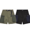 Shorts Anchos de Verano Estilo Urbano Japonés con Bolsillos Grandes