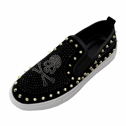 Zapatos Casuales con Detalles de Strass y Remaches - Image 5