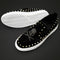 Zapatos Casuales con Detalles de Strass y Remaches