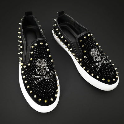 Zapatos Casuales con Detalles de Strass y Remaches - Image 3