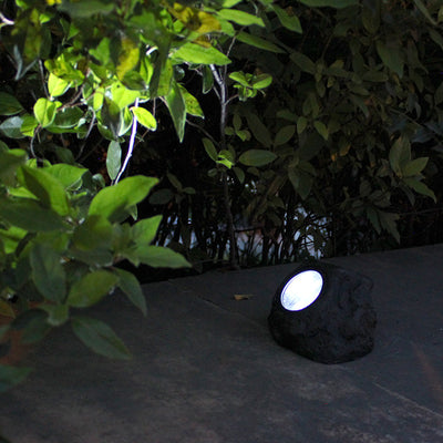 Lámpara Solar para Jardín con Diseño de Roca - Image 7