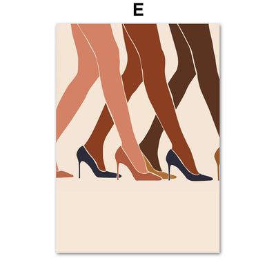 Cuadro Decorativo Ilustración Mujer Africana - Lienzo Artístico para Sala - Image 17