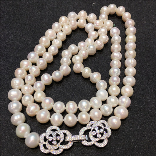 Cadena Larga de Suéter con Perlas de Agua Dulce Natural - Image 20