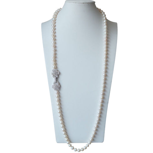 Cadena Larga de Suéter con Perlas de Agua Dulce Natural - Image 19