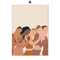 Cuadro Decorativo Ilustración Mujer Africana - Lienzo Artístico para Sala