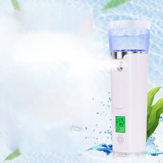 Humidificador Facial Nano Spray - Instrumento de Belleza con Tecnología de Pulverización Fría