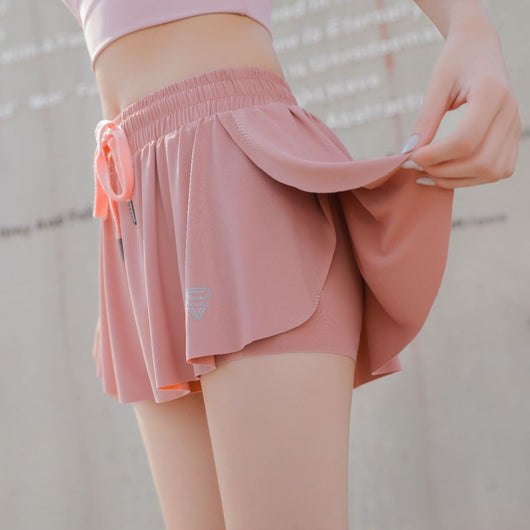 Shorts Deportivos Mujer con Falda Integrada Anti Reflejo - Image 9