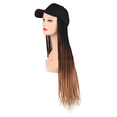 Gorra de Moda con Trenzas de Cabello Tejido en Colores - Image 8