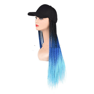 Gorra de Moda con Trenzas de Cabello Tejido en Colores - Image 6