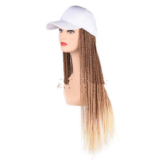 Gorra de Moda con Trenzas de Cabello Tejido en Colores - Image 3