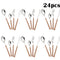Twenty Four Pieza Juego In Kraft