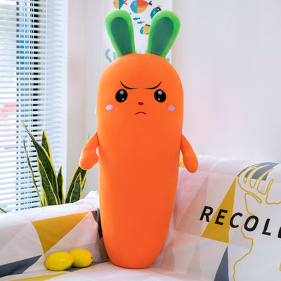 Peluche de Zanahoria Sonriente - Juguete Vegetal Suave y Acogedor - Image 3