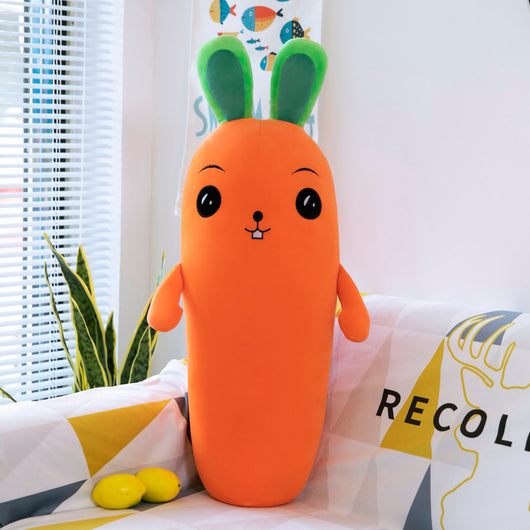 Peluche de Zanahoria Sonriente - Juguete Vegetal Suave y Acogedor - Image 5