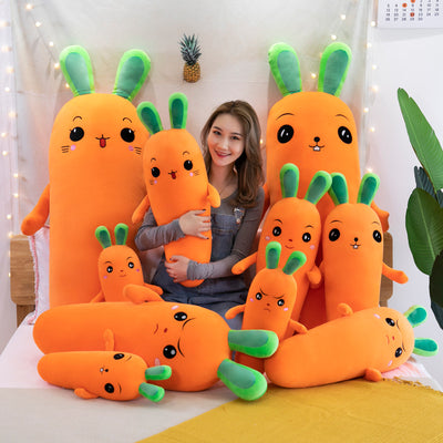 Peluche de Zanahoria Sonriente - Juguete Vegetal Suave y Acogedor - Image 6