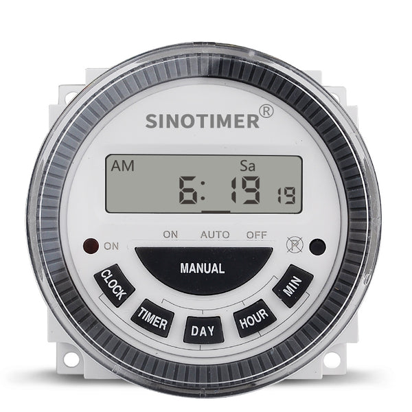 Temporizador Programable 30A 230V - Control Automático Semanal