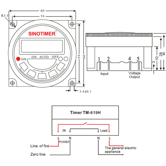 Temporizador Programable 30A 230V - Control Automático Semanal