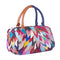 Bolso de Piel de Oveja con Contraste de Colores - Diseño Suave y Elegante