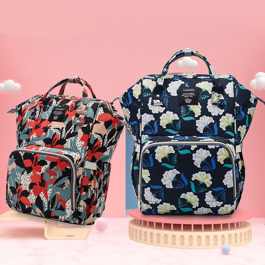 Bolsa Maternal Multifuncional Grande con Capacidad Expandible y Diseño Ligero