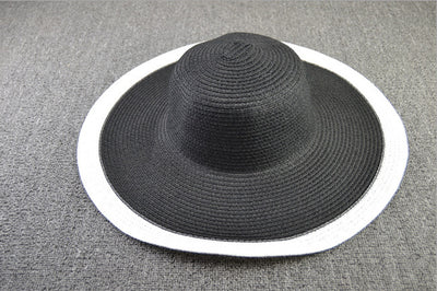 Sombrero de Playa Oversized 25cm de Ala Ancha para Mujer con Protección UV - Image 9
