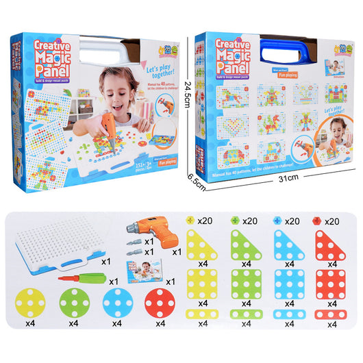 Juego de Construcción Tuercas Clavos Ensamblaje para Niños - Image 8