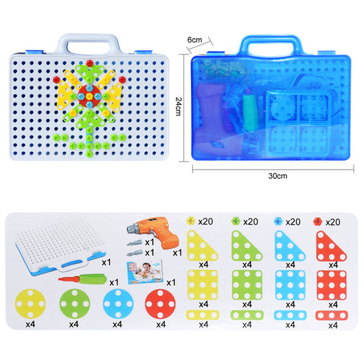 Juego de Construcción Tuercas Clavos Ensamblaje para Niños - Image 3