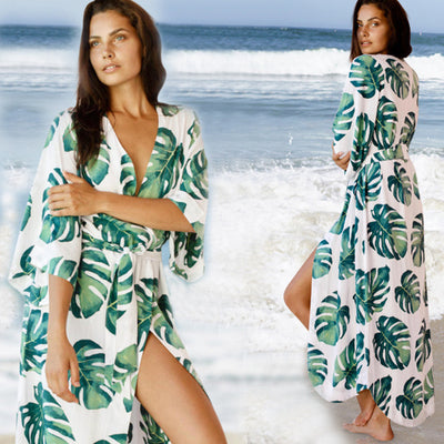 Blusa Playera de Gasa con Estampado Floral y Cordón en Cintura - Image 22