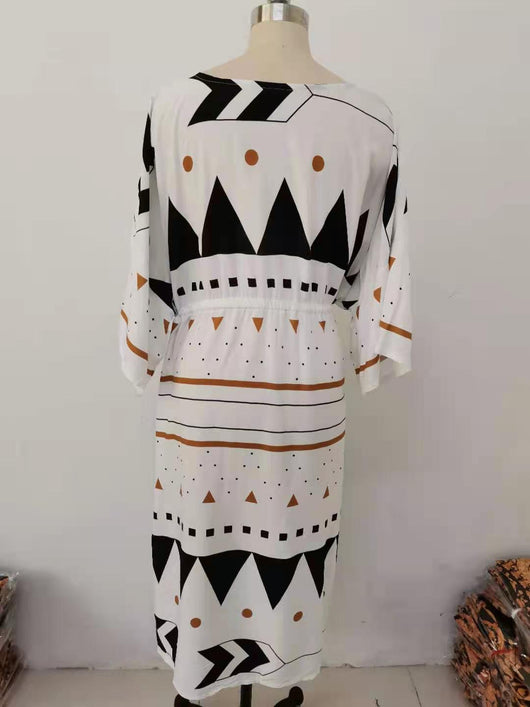 Blusa Playera de Gasa con Estampado Floral y Cordón en Cintura - Image 23