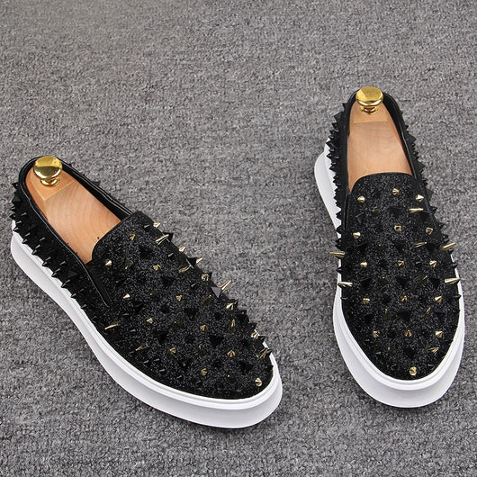 Zapatos Plataforma para Hombre con Remaches - Talla Grande - Image 3