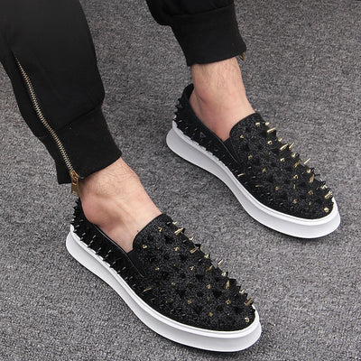 Zapatos Plataforma para Hombre con Remaches - Talla Grande