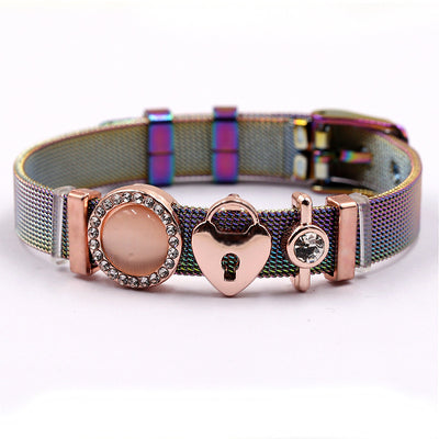 Pulseras de Acero Inoxidable Coloridas para Hombre y Mujer - Image 2