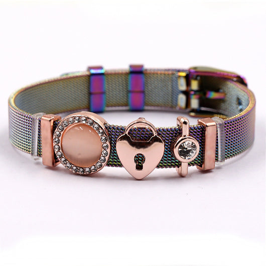 Pulseras de Acero Inoxidable Coloridas para Hombre y Mujer - Image 2