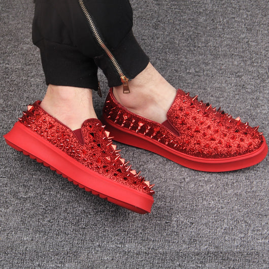 Zapatos Plataforma para Hombre con Remaches - Talla Grande - Image 8