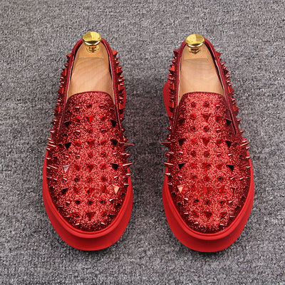 Zapatos Plataforma para Hombre con Remaches - Talla Grande - Image 9