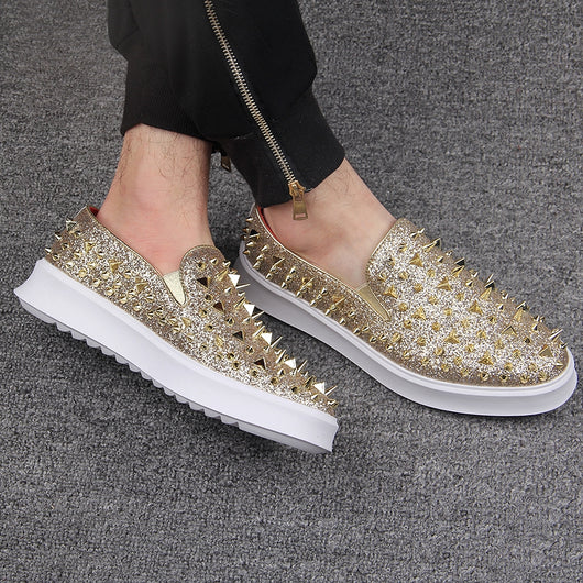 Zapatos Plataforma para Hombre con Remaches - Talla Grande - Image 6