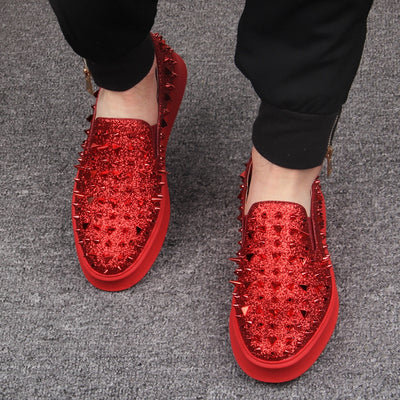 Zapatos Plataforma para Hombre con Remaches - Talla Grande - Image 11