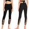 Pantalones de Yoga Ajustados 7/8 Elásticos de Secado Rápido para Fitness y Running