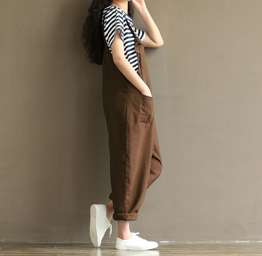 Mono Holgado para Mujer con Tirantes - Overol Oversized Cómodo - Image 8