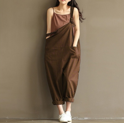 Mono Holgado para Mujer con Tirantes - Overol Oversized Cómodo - Image 9