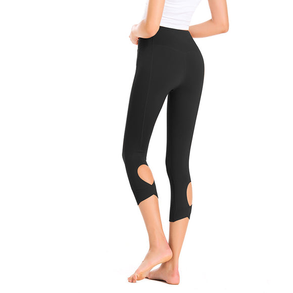 Leggings Yoga Cortos Levanta Glúteos Mujer - Tela Elástica, Secado Rápido