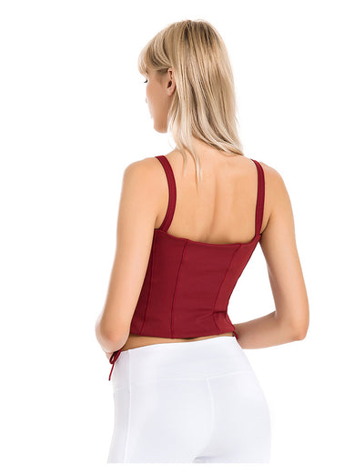 Top Deportivo Espalda Descubierta con Soporte Ajustable y Tecnología Antimovimiento - Image 11