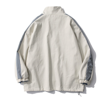 Chaqueta Reversible a Cuadros con Cuello Mao - Estilo Casual Primavera - Image 11