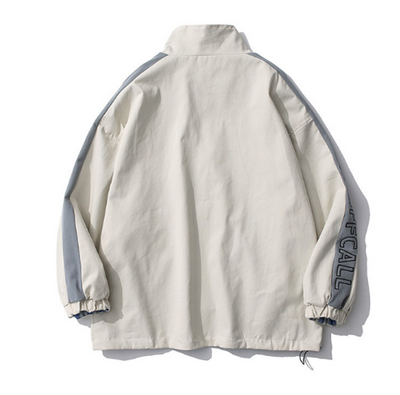 Chaqueta Reversible a Cuadros con Cuello Mao - Estilo Casual Primavera - Image 4
